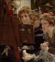 A Family Group by Sir Lawrence Alma-Tadema