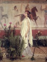A Greek Woman by Sir Lawrence Alma-Tadema