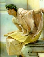 A Reading From Homer Detail by Sir Lawrence Alma-Tadema