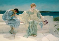 Ask me no more by Sir Lawrence Alma-Tadema