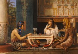 Egyptian Chess Players by Sir Lawrence Alma-Tadema