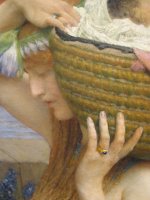 The Finding of Moses Detail 3 by Sir Lawrence Alma-Tadema