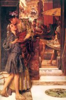 The Parting Kiss by Sir Lawrence Alma-Tadema