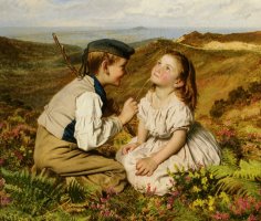 Its Touch And Go to Laugh Or No by Sophie Gengembre Anderson