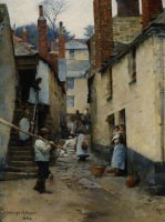 Old Newlyn by Stanhope Alexander Forbes