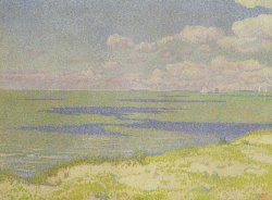 View of the River Scheldt by Theo van Rysselberghe