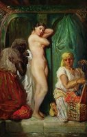 The Bath in the Harem by Theodore Chasseriau