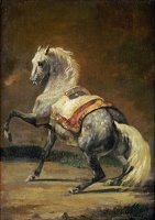Dappled Grey Horse by Theodore Gericault