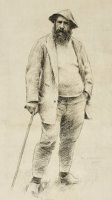 Claude Monet by Theodore Robinson