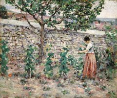 In The Garden by Theodore Robinson