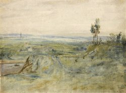 La Plaine, Vue Des Hauterus De Meudon by Theodore Rousseau