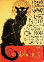 Reopening Of The Chat Noir Cabaret by Theophile Alexandre Steinlen