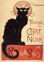 Tournee Du Chat Noir De Rodolphe Salis by Theophile Alexandre Steinlen