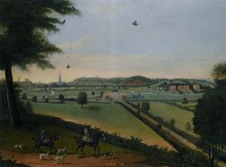 A Prospect of Trowse Hall Norwich by Thomas Bardwell