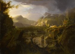 Romantic Landscape by Thomas Cole