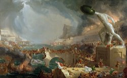 The Course of Empire - Destruction by Thomas Cole