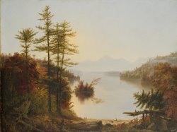 View on Lake Winnipiseogee by Thomas Cole