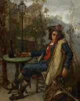 Young Italian Street Musician by Thomas Couture