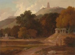 Hilly Landscape in India by Thomas Daniell