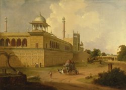 Jami Masjid, Delhi by Thomas Daniell