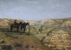 Cowboys in The Badlands by Thomas Eakins
