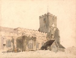 Writtle Church, Essex by Thomas Girtin