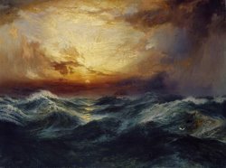 Sunset After a Storm by Thomas Moran