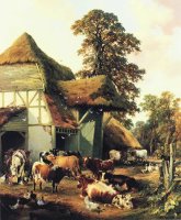 A Farm in Kent by Thomas Sidney Cooper