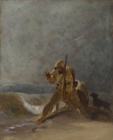 Foot Impression in The Sand by Thomas Sully