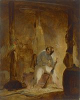 In His Cave by Thomas Sully