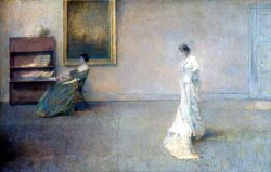 The White Dress by Thomas Wilmer Dewing