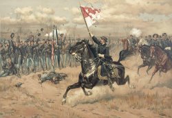 The Battle of Cedar Creek Virginia by Thure de Thulstrup