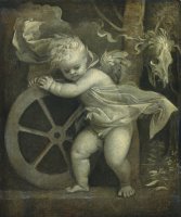 Cupid with The Wheel of Fortune by Titian