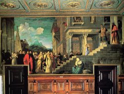 Entry of Mary Into The Temple by Titian