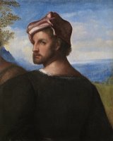 Head of Man by Titian