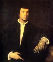 Man with Gloves by Titian