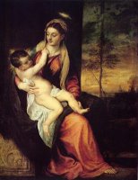 Mary with The Christ Child by Titian
