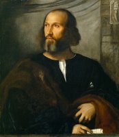  Portrait of a Bearded Man by Titian
