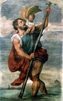 Saint Christopher by Titian
