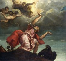 Saint John The Evangelist on Patmos by Titian