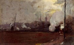 Evening Train to Hawthorn by Tom Roberts