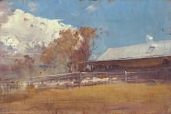 Shearing Shed, Newstead by Tom Roberts