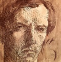 Self Portrait by Umberto Boccioni