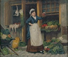 The Fruit Seller by Victor Gabriel Gilbert