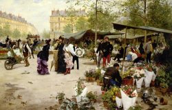 The Lower Market by Victor Gabriel Gilbert