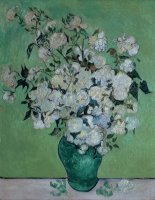 A Vase of Roses by Vincent van Gogh
