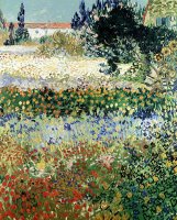 Garden in Bloom by Vincent van Gogh