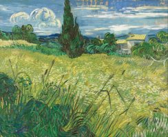 Green Field by Vincent van Gogh