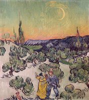 Moonlit Landscape by Vincent van Gogh