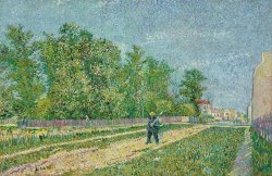 Road On The Edge Of Paris by Vincent van Gogh